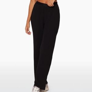 SET ACTIVE - WAFFLE KNIT LOUNGE PANTS (ESPRESSO)